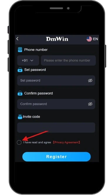 Check privacy agreement